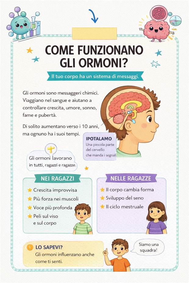 Pagina: Come funzionano gli ormoni?