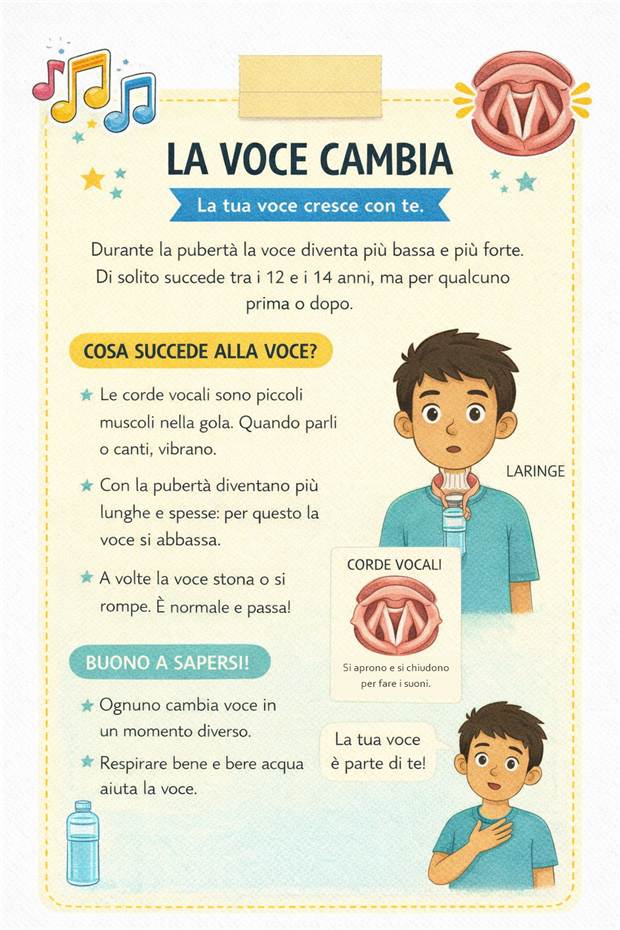 Pagina: La voce cambia